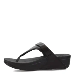 FitFlop Sandals|Women's , Lulu Adjustable Thong Sandal Black