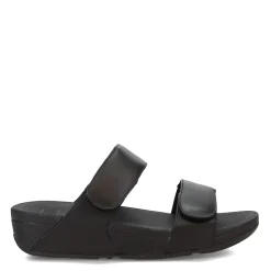 FitFlop Sandals|Women's , Lulu Adjustable Strap Slide Sandal Black