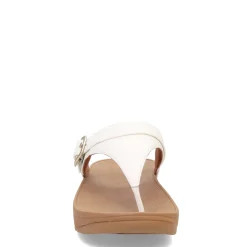 FitFlop Wedges|Women's , Lulu Adjustable Thong Sandal Urban White