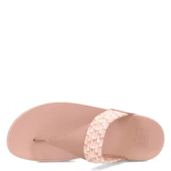 FitFlop Sandals|Women's , Lulu Art Webbing Thong Sandal Beige
