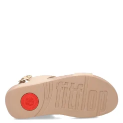 FitFlop Sandals|Women's , Lulu Crystal Backstrap Sandal Latte Beige