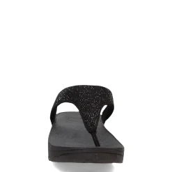 FitFlop Sandals|Women's , Lulu Crystal Thong Sandal Black