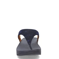 FitFlop Sandals|Women's , Lulu Glitz Thong Sandal Midnight Navy