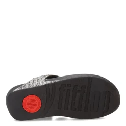 FitFlop Sandals|Women's , Lulu Shimmerweave Thong Sandal Black