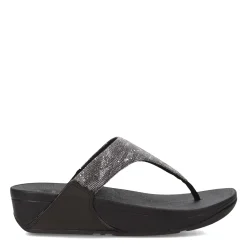 FitFlop Sandals|Women's , Lulu Thong Sandal Black