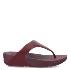 FitFlop Wedges|Women's , Lulu Thong Sandal Mauve Wine