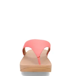 FitFlop Wedges|Women's , Lulu Thong Sandal Rosy Coral
