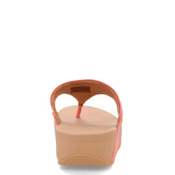 FitFlop Wedges|Women's , Lulu Thong Sandal Rosy Coral