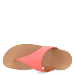 FitFlop Wedges|Women's , Lulu Thong Sandal Rosy Coral