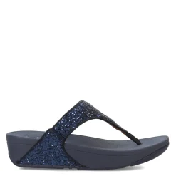 FitFlop Wedges|Women's , Lulu Thong Sandal Midnight Navy