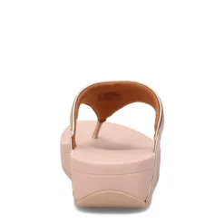 FitFlop Wedges|Women's , Lulu Thong Sandal Rose Gold
