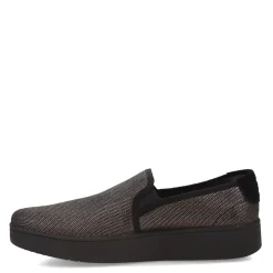 FitFlop Slip-On Shoes|Women's , Rally Glitz Slip-On Black