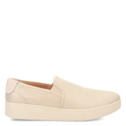 FitFlop Slip-On Shoes|Women's , Rally Glitz Slip-On Platinum