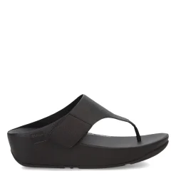 FitFlop Wedges|Women's , Shuv Toe Post Sandal Black