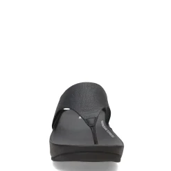 FitFlop Wedges|Women's , Shuv Toe Post Sandal Black