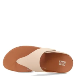 FitFlop Wedges|Women's , Shuv Toe Post Sandal Beige