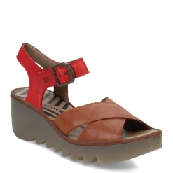 Fly London Sandals|Women's , Bace Sandal Brown Multi