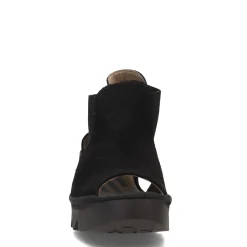 Fly London Wedges|Women's , Biga Sandal Black