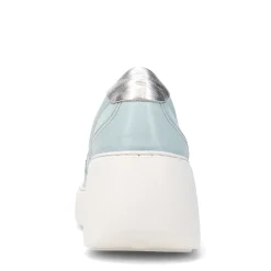 Fly London Wedges|Women's , Deca Slip-On Blue