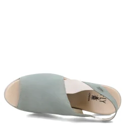 Fly London Wedges|Women's , Nily Sandal Pale Blue