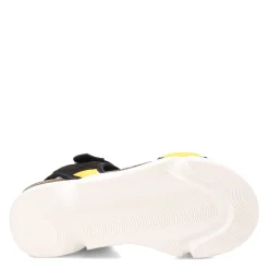 Fly London Sandals|Women's , Sigo Sandal Black Yellow