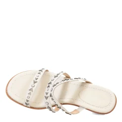 Frye Sandals|Women's , Estelle Studded Sandal White