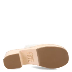 Frye Sandals|Women's , Hazel Slide Sandal White