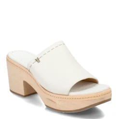 Frye Pumps & Heels|Women's , Hazel Slide Sandal White