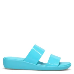 Hush Puppies Sandals|Women's , Brite Jells Slide Sandal Caribbean Blue