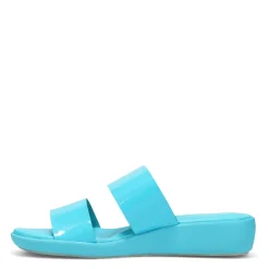 Hush Puppies Sandals|Women's , Brite Jells Slide Sandal Caribbean Blue