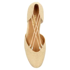 J Renee Pumps & Heels|Women's , Charolette Pump Gold Glitter