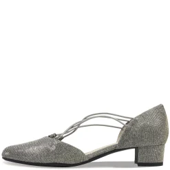 J Renee Pumps & Heels|Women's , Charolette Pump Pewter Glitter