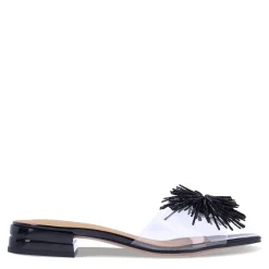 J Renee Sandals|Women's , Cherita Sandal Clear/Black