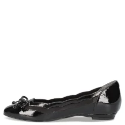 J Renee Flats|Women's , Codda Flat Black Patent