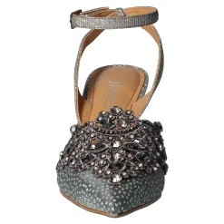 J Renee Pumps & Heels|Women's , Desdemona Pump Pewter Glitter