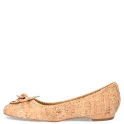 J Renee Slip-On Shoes|Women's , Edie Flat Gold Cork