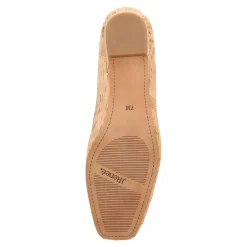 J Renee Slip-On Shoes|Women's , Edie Flat Gold Cork