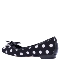 J Renee Flats|Women's , Edie Flat Black/White Polka Dot