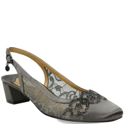 J Renee Pumps & Heels|Women's , Faleece Pump Dark Grey