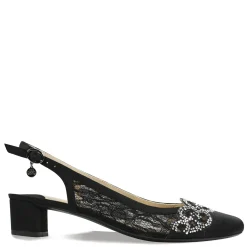 J Renee Pumps & Heels|Women's , Faleece Pump Black Clear