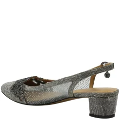 J Renee Pumps & Heels|Women's , Faleece Pump Pewter Glitter