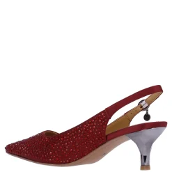 J Renee Pumps & Heels|Women's , Ferryanne Pump Burgundy Satin