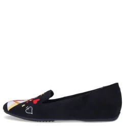 J Renee Loafers|Women's , Fullhouse Flat Black Suede
