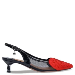 J Renee Pumps & Heels|Women's , Gwyn Pump Black Red