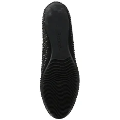 J Renee Slip-On Shoes|Women's , Hanuko Flat Black Suede