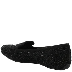 J Renee Flats|Women's , Hanuko Flat Black Suede