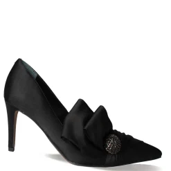 J Renee Pumps & Heels|Women's , Hirisha Pump Black Satin