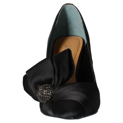 J Renee Pumps & Heels|Women's , Hirisha Pump Black Satin
