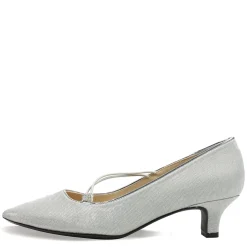 J Renee Pumps & Heels|Women's , Idenah Pump Silver