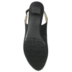 J Renee Sandals|Women's , Jenvey Sandal Black Satin